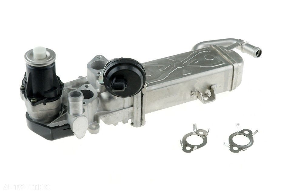 Supapa EGR cu radiator racitor gaze esapament VW Golf 6, Passat B6 Passat B7, Passat CC, Jetta 3, Polo 5, Tiguan, Touran, Sharan, EOS, Beetle, Caddy 3, Scirocco, Audi A1, A3, Q3, TT, Skoda Octavia 3, Fabia 2, Superb 2, Yeti, Seat Altea, Leon, motoare de 1.6 Tdi si 2.0 Tdi - 1
