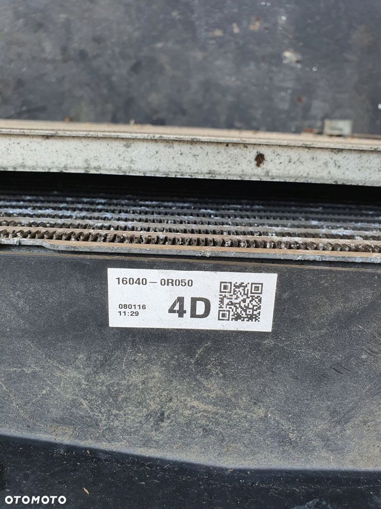 toyota auris i 06-09 2.0 d4d komplet chłodnic pas - 8