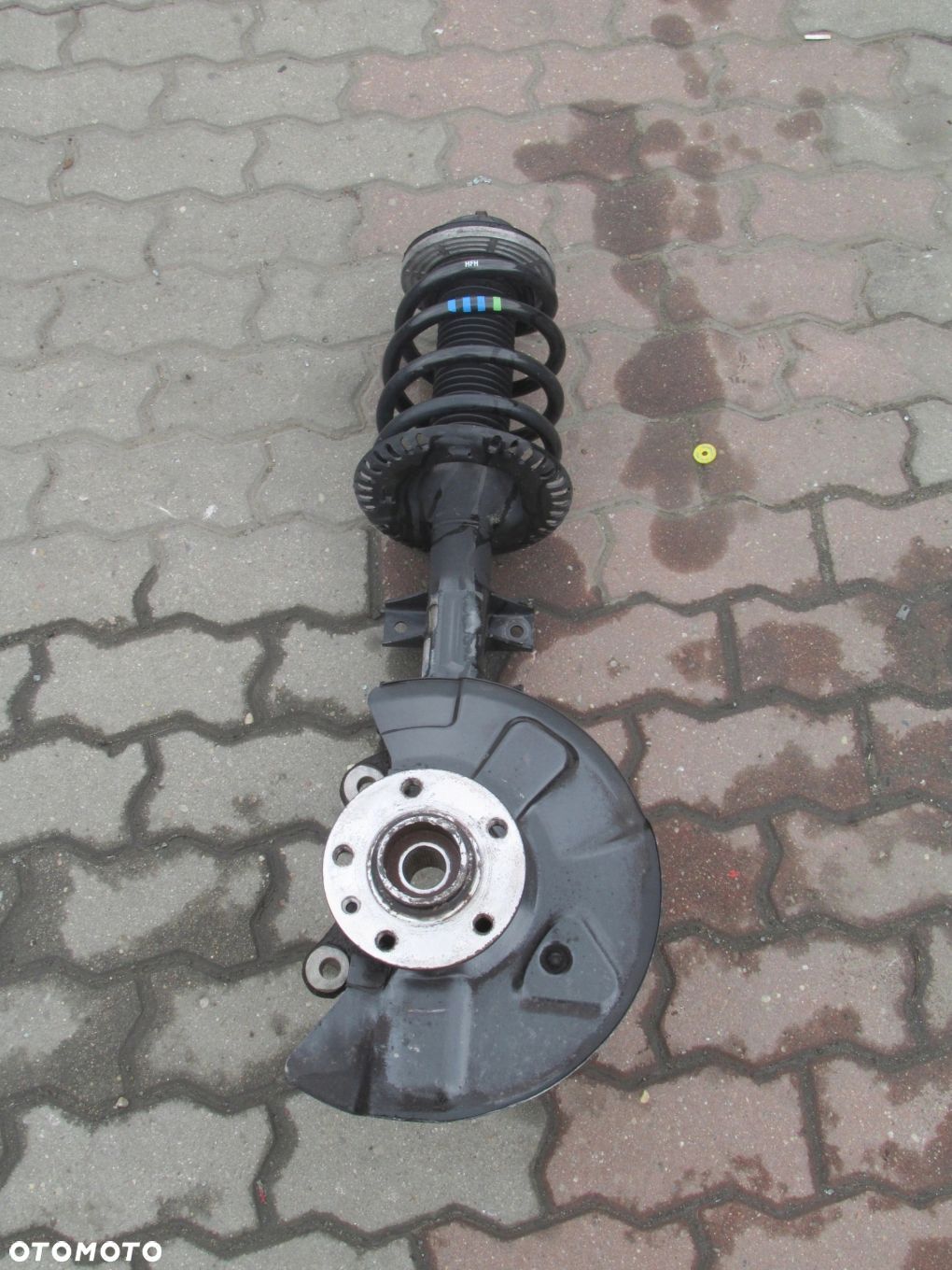 VW T5 LIFT 2.0 BiTDI amortyzator zwrotnica lewy przód - 1