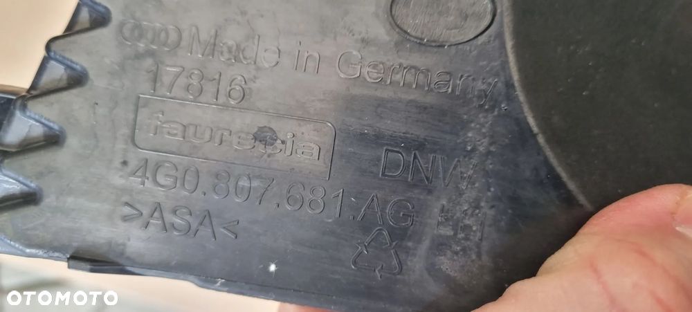 AUDI A6 C7 S-LINE LIFT 2014- Kratka lewa zderzak przód oryginał - 7