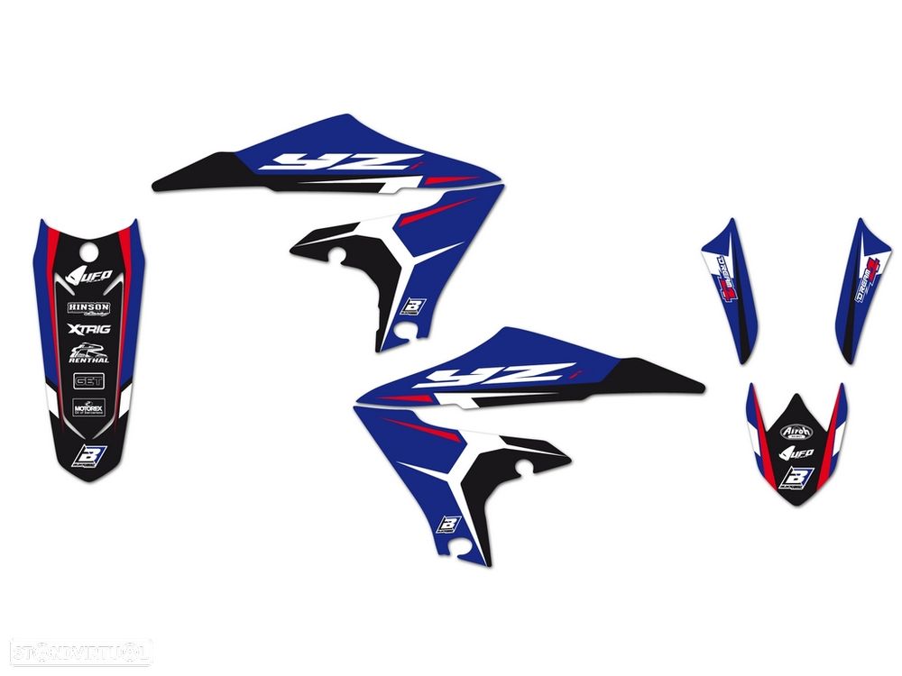 kit autocolantes blackbird dream 4 yamaha yz 250 / 450f - 2