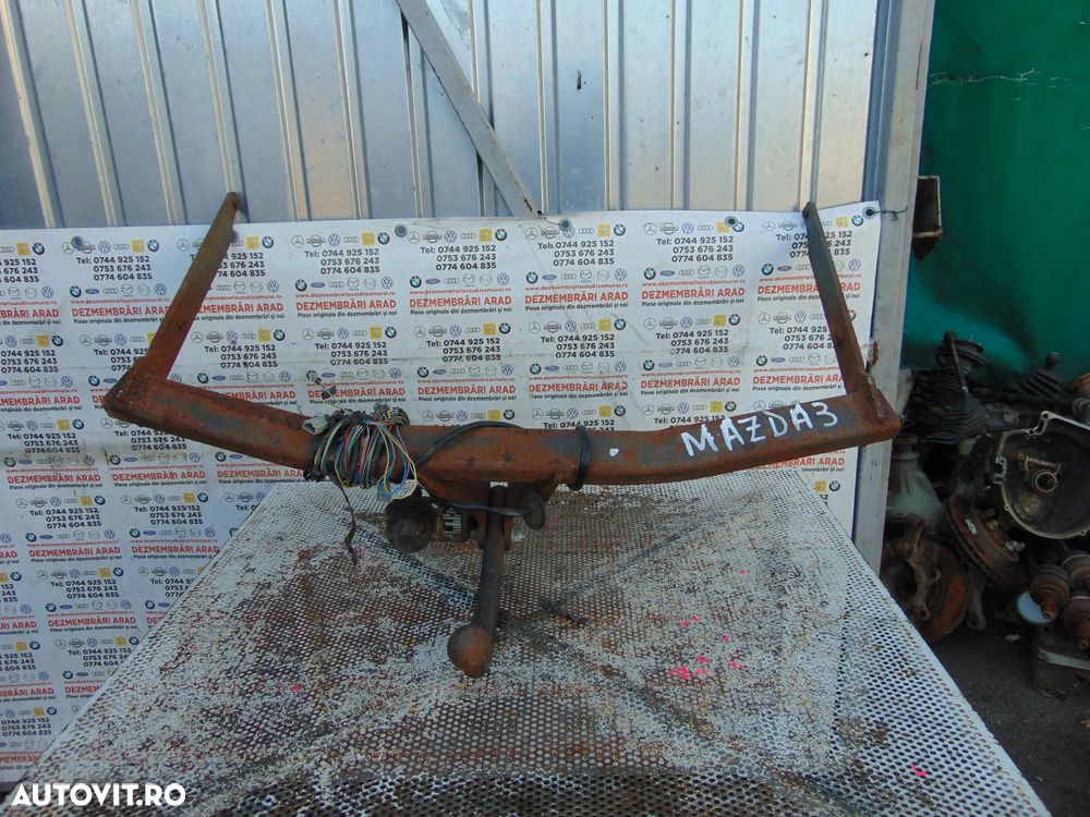Carlig remorca Mazda 3 an 2003-2009 hatchback - 2