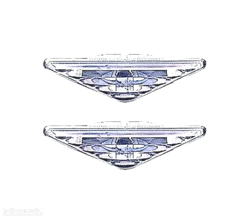 PISCAS LATERAIS FORD FOCUS 98-04 FORD MONDEO MK3 00-07 FUNDO CROMADO - 1