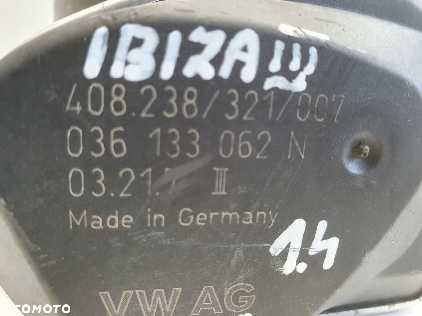 Seat Ibiza III 1.4 16V PRZEPUSTNICA 036133062N - 2