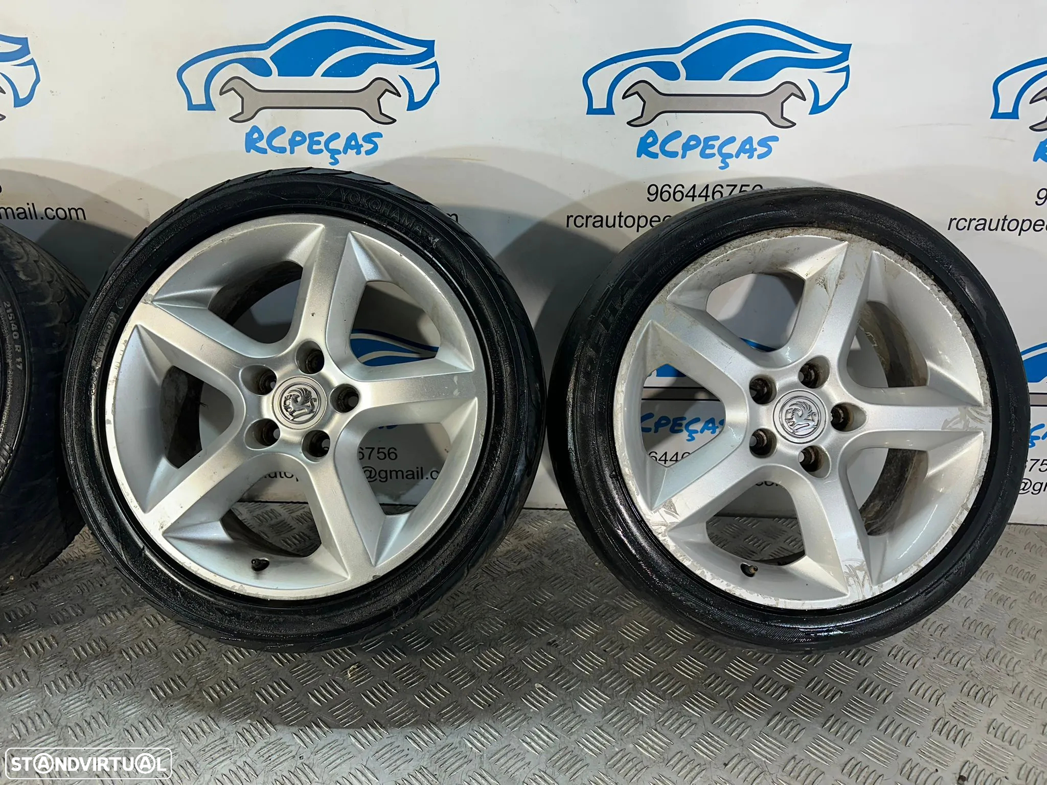 .Conjunto Jantes 17 Originais Opel Astra H GTC 7J ET39 5x110 OP12 - 5