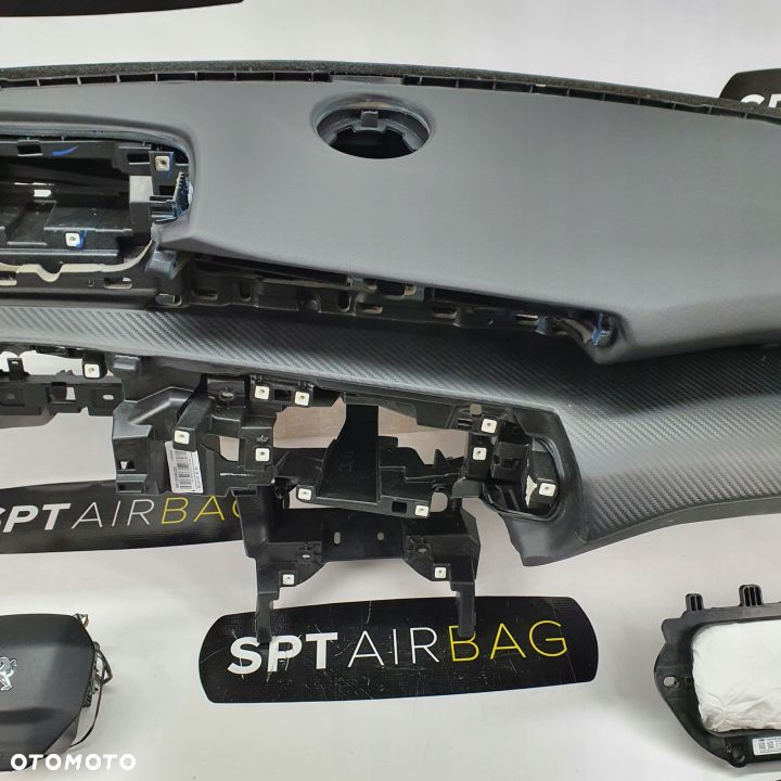 PEUGEOT 508 II DESKA ROZDZIELCZA KONSOLA KOKPIT PULPIT PODUSZKI AIRBAG AIR BAG PASY KIT SET - 3