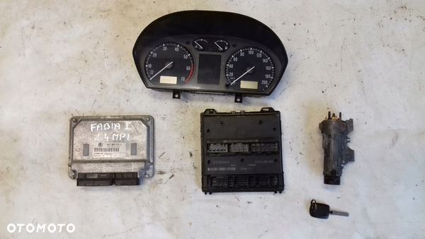KOMPUTER 047906033J 5WP40181 ZESTAW IMMO SKODA FABIA I 1.4 MPI 99-