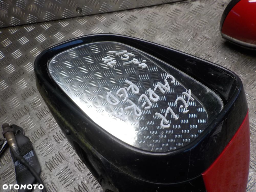 JAGUAR XE LUSTERKO LEWE 15 PIN LUB PRAWE 14 PIN WERSJA ANGIELSKA KOLOR CALDERA RED - 5