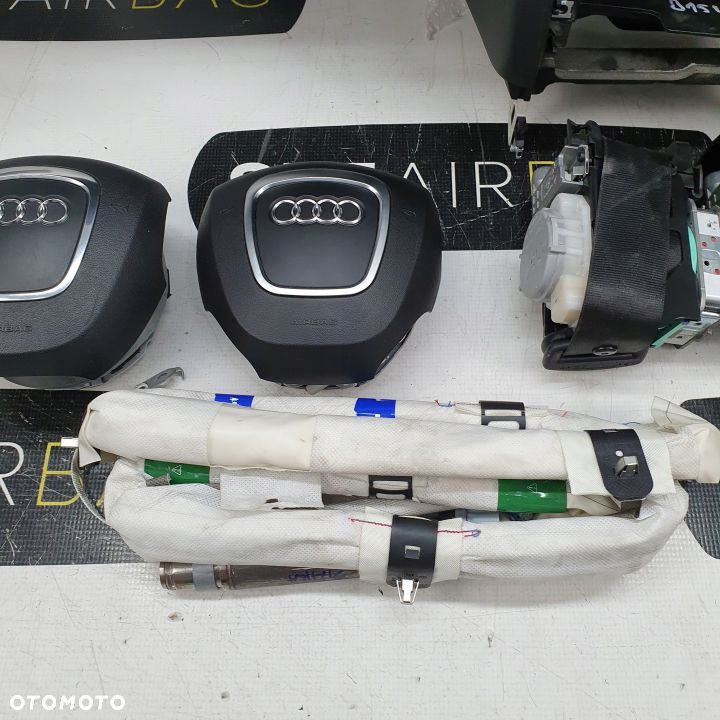 AUDI Q5 8R DESKA ROZDZIELCZA KONSOLA KOKPIT PULPIT PODUSZKI AIRBAG AIR BAG PASY KIT SET - 7