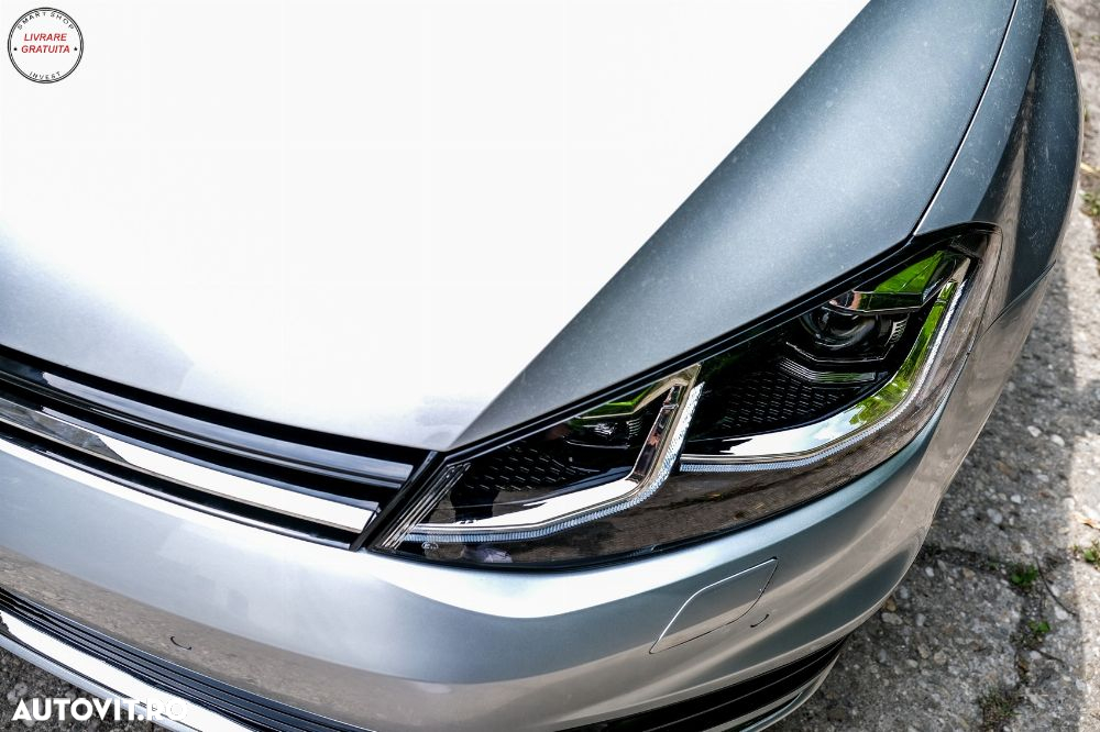 Pachet Exterior cu Faruri G7.5 Look LED Semnal Dinamic VW Golf 7 VII (11/2012-07/2- livrare gratuita - 12