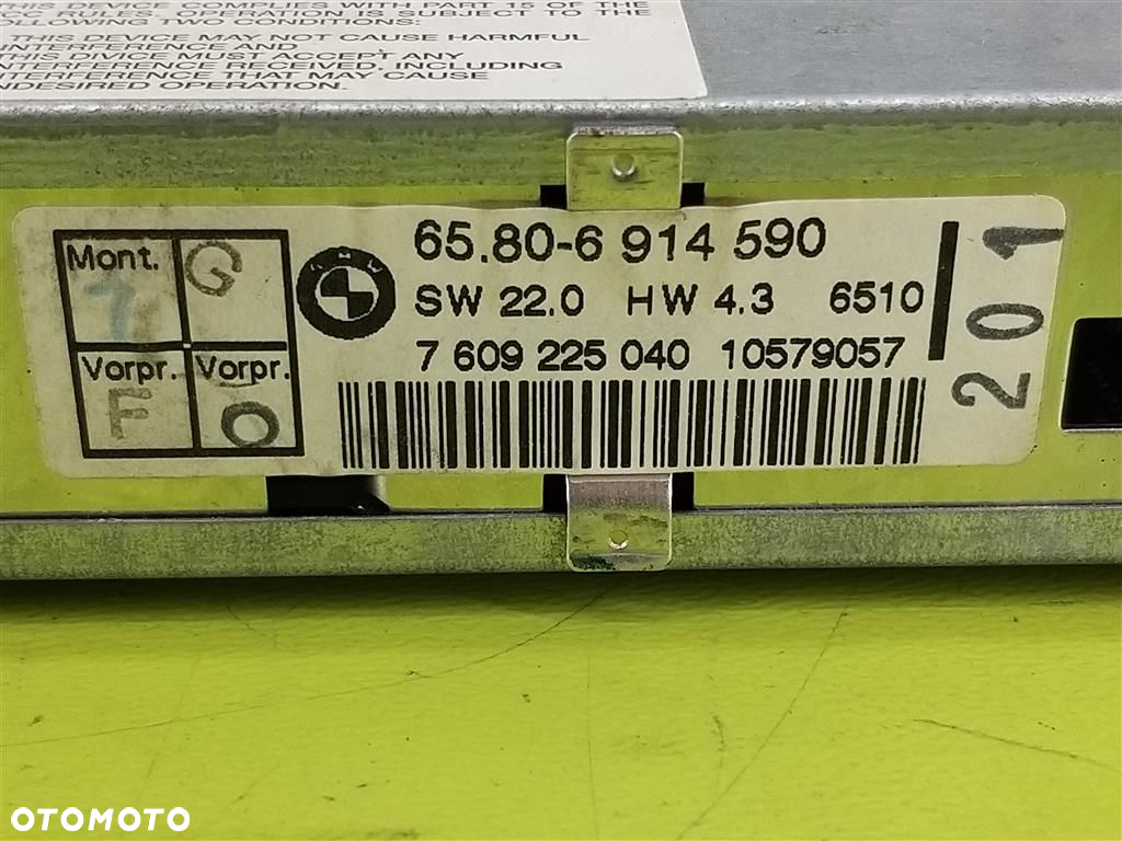 Wyświetlacz RADIO PANEL STEROWNIA KPL BMW Seria 5 E39 1995-2003 BLAUPUNKT - 6