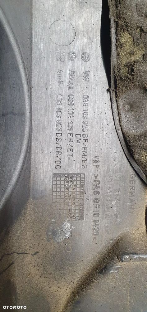 Osłona pokrywa silnika VW Passat B5 FL 1.9 TDI 038103925BE - 7