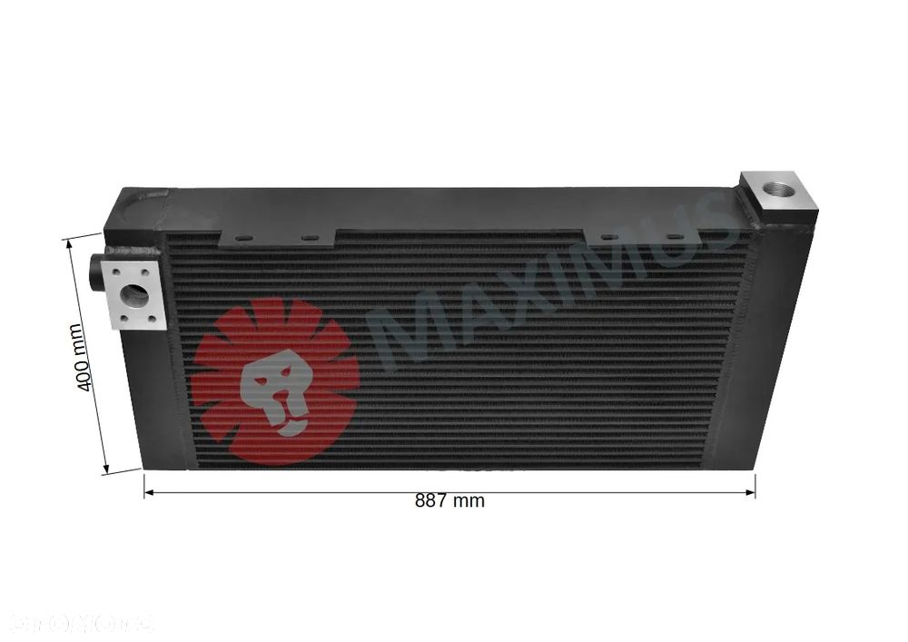 NOWA CHŁODNICA OLEJU LIEBHERR L566 L576 L580 10471090 - 2