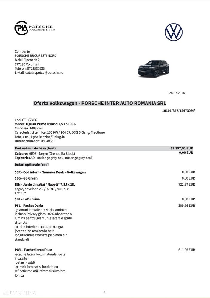 Volkswagen Tiguan 1.5 TSI eHybrid DSG PHEV Life - 13