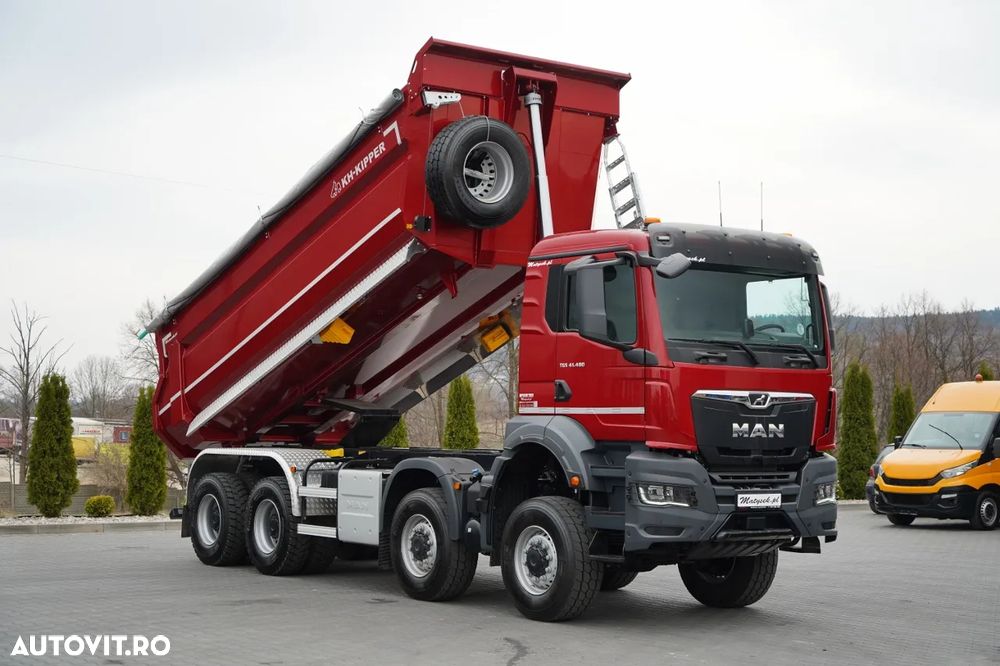 MAN TGS 41.480 / 8X6 / BASCULATOR / AUTOMAT / NOU-NOUȚ / ECHIPAMENTE FOARTE BOGATE / - 1
