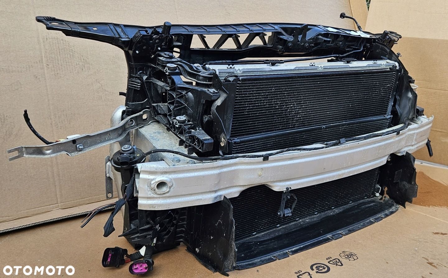 AUDI RS7 C7 4G LIFT 4.0 TFSI PAS PRZEDNI WZMOCNIENIE CHŁODNICE WENTYLATORY - 4