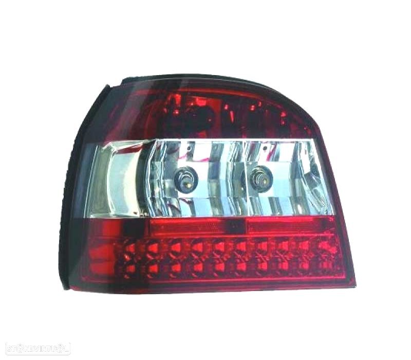 FAROLINS TRASEIROS LED VOLKSWAGEN VW GOLF 3 MKIII 91-97 VERMELHO BRANCO - 2