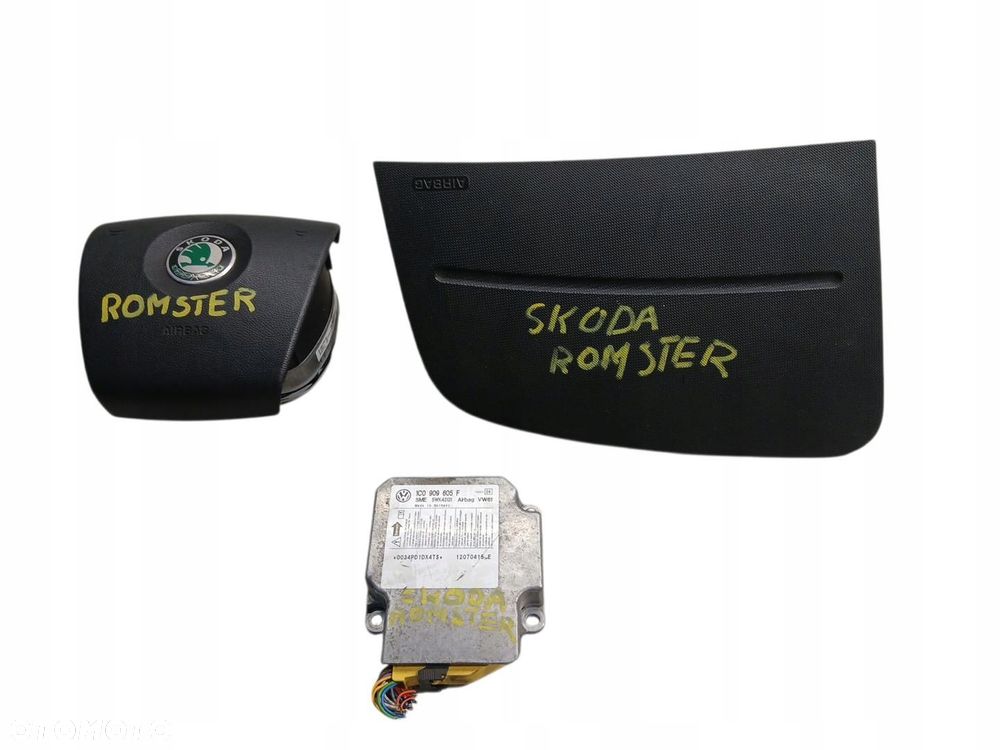 deska rozdzielcza konsola sensor skoda roomster kpl - 2