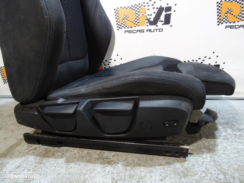 Bancos BMW Serie 1 F20 Pack M em Alcântara com Quartelas - 7