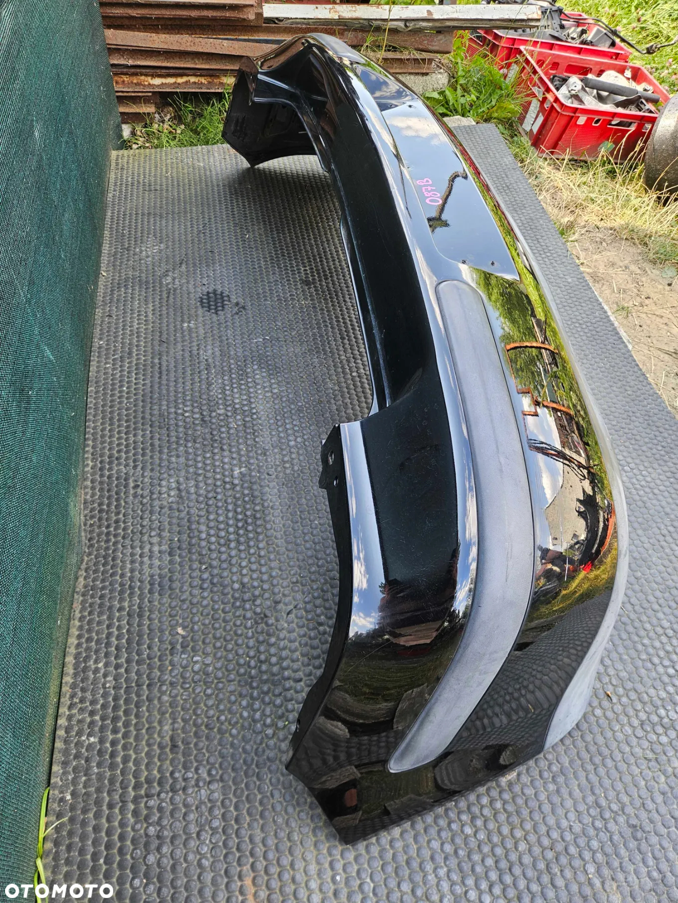 Zderzak Tył Tylny Czarny Podswietlanie Tablicy Lampki Spojler VW Golf IV 4 - 5