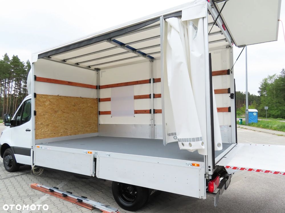 Mercedes-Benz Sprinter 519 CDI 190 KM Firana + Winda Załadowcza 1000 Kg Udźwig Skrzynia 4269 mm Długa 8.E.Palet Rozstaw Osi 4325 mm DMC 3500 Kg Ładowność 763 Kg WZMACNIANY Stan Jak NOWY Gotowy Dostępny OKAZJA - 28