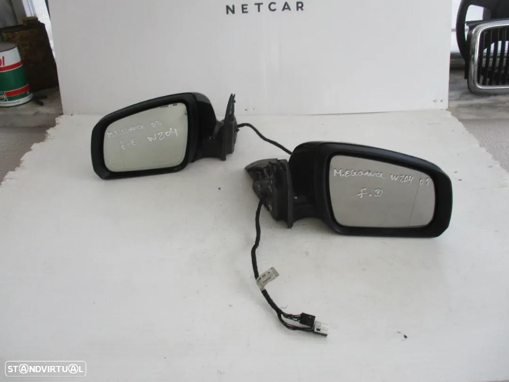 Espelho Retrovisor Mercedes W204 Classe C 2007 a 2011 Esq Dto - 1