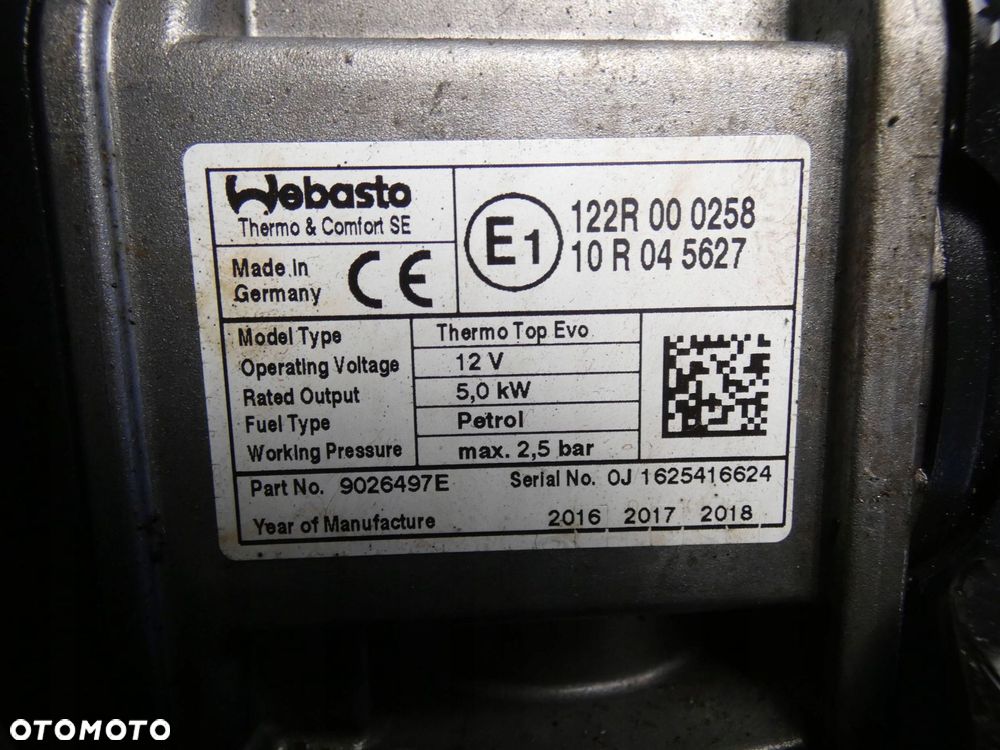 VOLVO XC90 II XC60 II V90 S90 OGRZEWANIE POSTOJOWE WEBASTO - 2