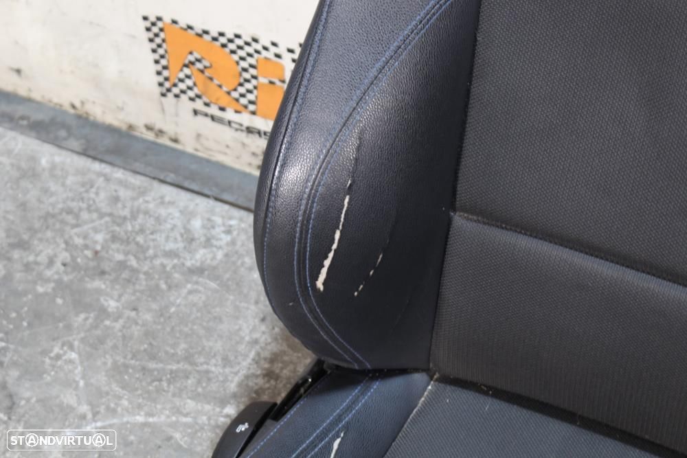 Conjunto De Bancos Bmw 1 (E87)  Bancos Bmw Serie 1 E87 Pack M Pele E T - 9