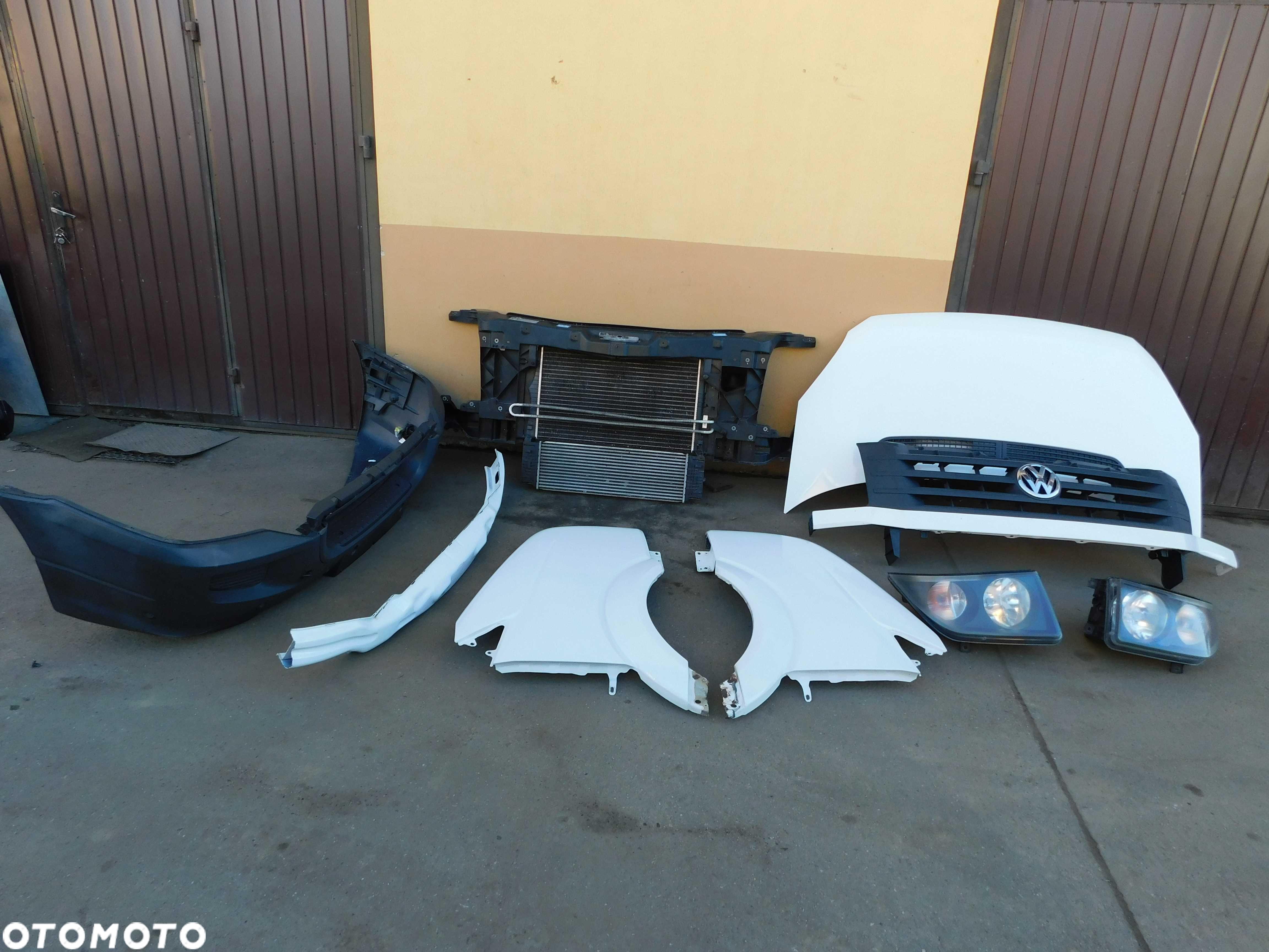 VW Crafter 2.0 LIFT przód kompletny maska chłodnice zderzak lampy komp - 2
