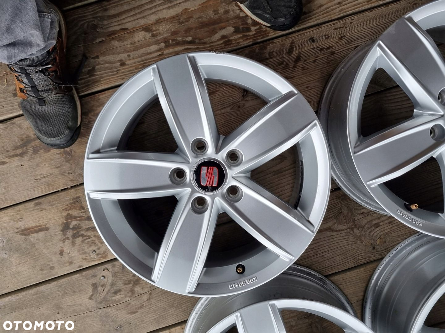 VW 5TA,T0URAN,GOLF,SEAT LEON 3,AUDI ,SKODA alu 6,5X16 ET48 5X112 bdb stan - 13