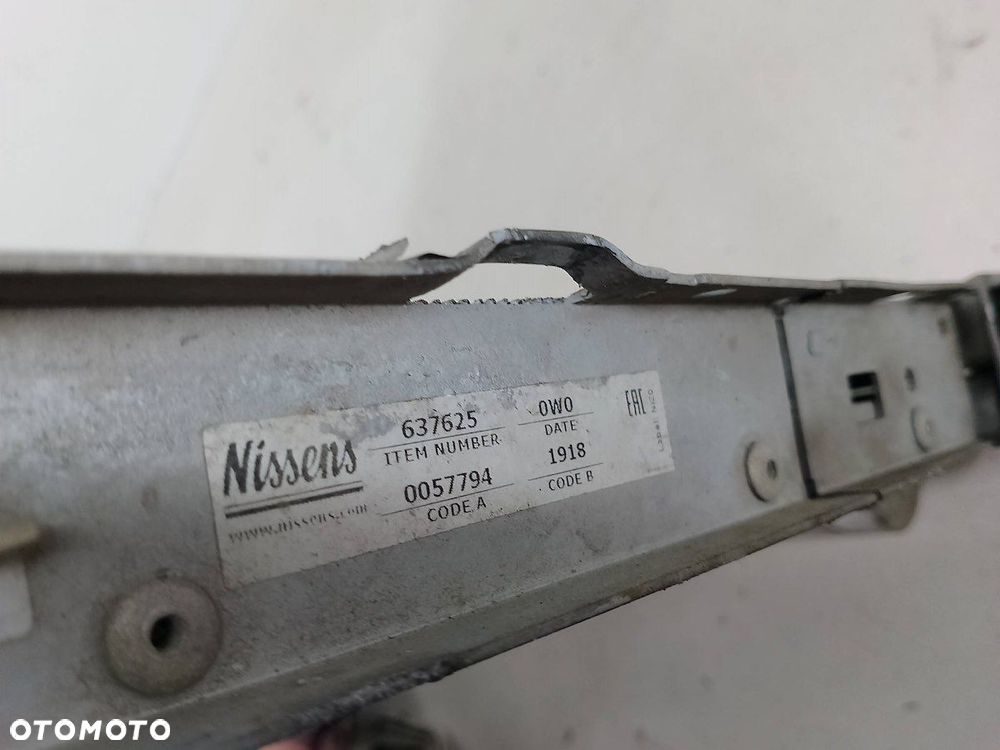 CHŁODNICA WODY KLIMATYZACJI RENAULT CLIO III FL 637625 1.5 DCI - 4