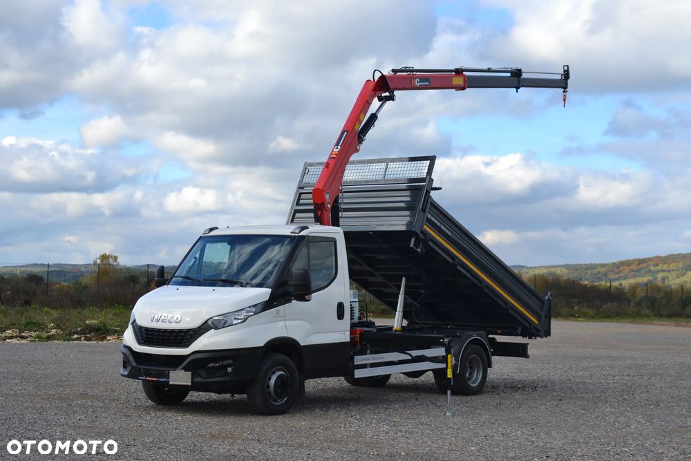 Iveco Daily 72C18 Nowy 3-stronny wywrot żuraw HDS HC60A2 Wywrotka Kiper HDS Niski przebieg - 20