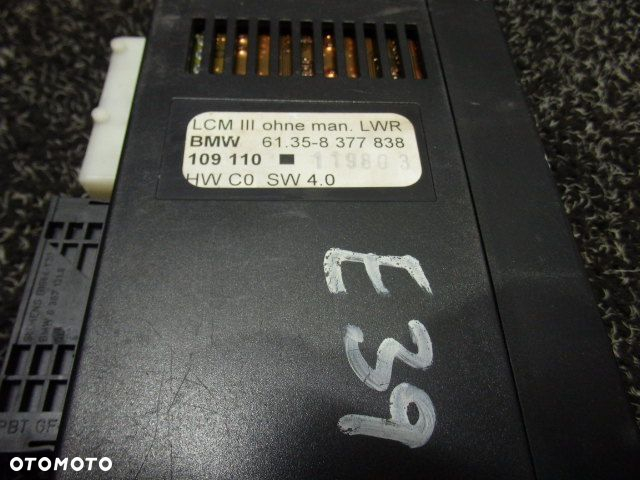 BMW E39 MODUŁ STEROWNIK ŚWIATEŁ LCM III 8377838 RAF-AUTO CZĘŚCI BMW - 3