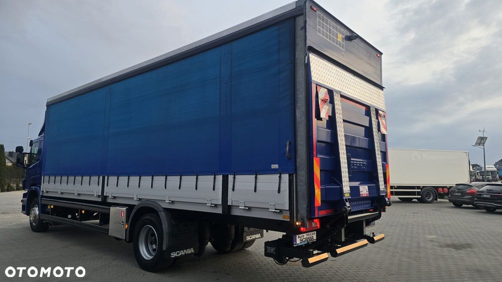 Scania P250 Euro 6 21 palet super stan niski przebieg rama do zabudowy kurierka laweta - 25