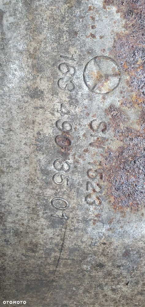 Tłumik końcowy wydech AMG Mercedes ML W163 Lift 4.0 CDI 1634903501 - 9