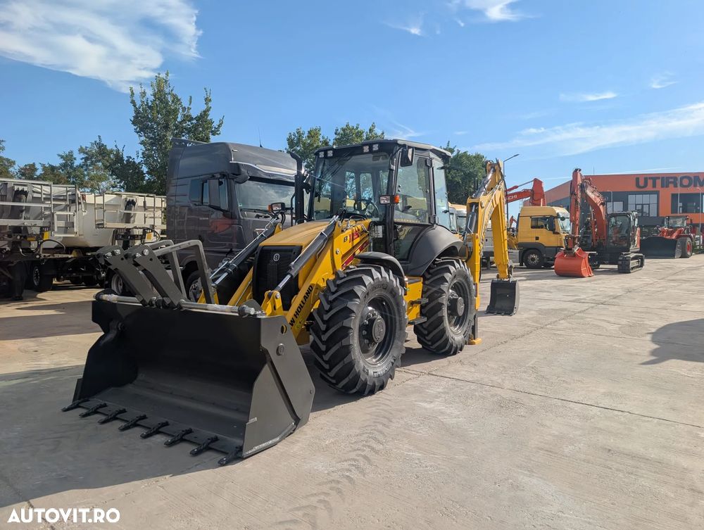 New Holland B115D, ROTI EGALE, FULL OPTION, Masa operationala 10t, motor 120CP, Certificat CE, Anv MICHELIN, automata POWERSHIFT, Cupa 4x1, FURCI, brat extensibil, ins picon, posibil leasing 5 ani, -PROMOTIE 89.900 EUR+Tva - 7