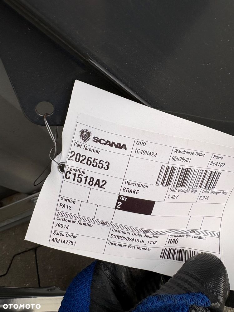 NOWA osłona bębna Scania blacha tarcza kotwiczna - 4