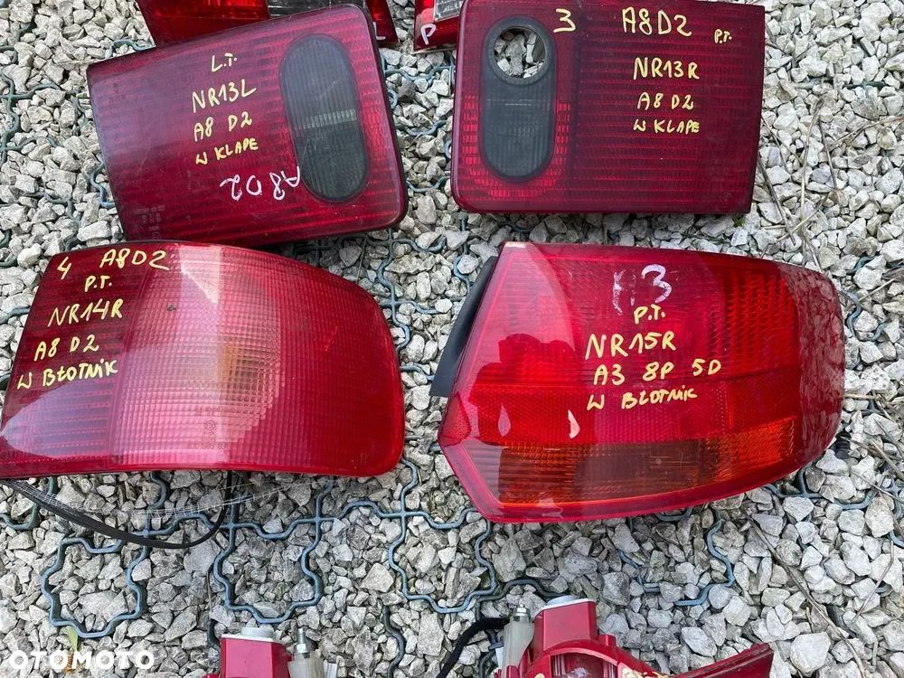 LAMPY TYŁ LEWE PRAWE AUDI - 8