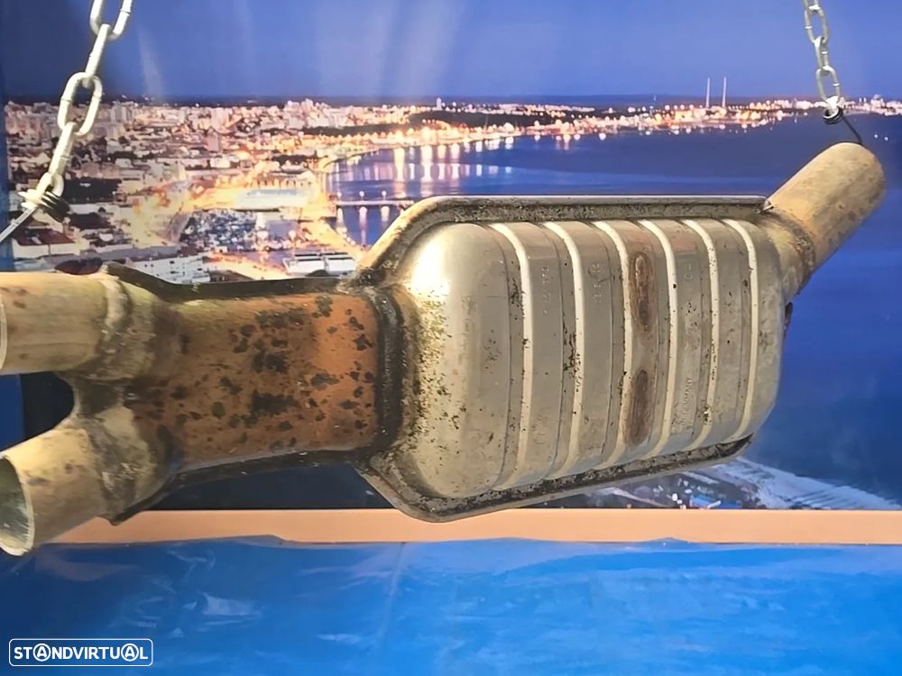 BMW Série 5 E60 E61 525i 530i Gasolina Silencioso  panela de Escape Muffler OEM Original 2003- - 5