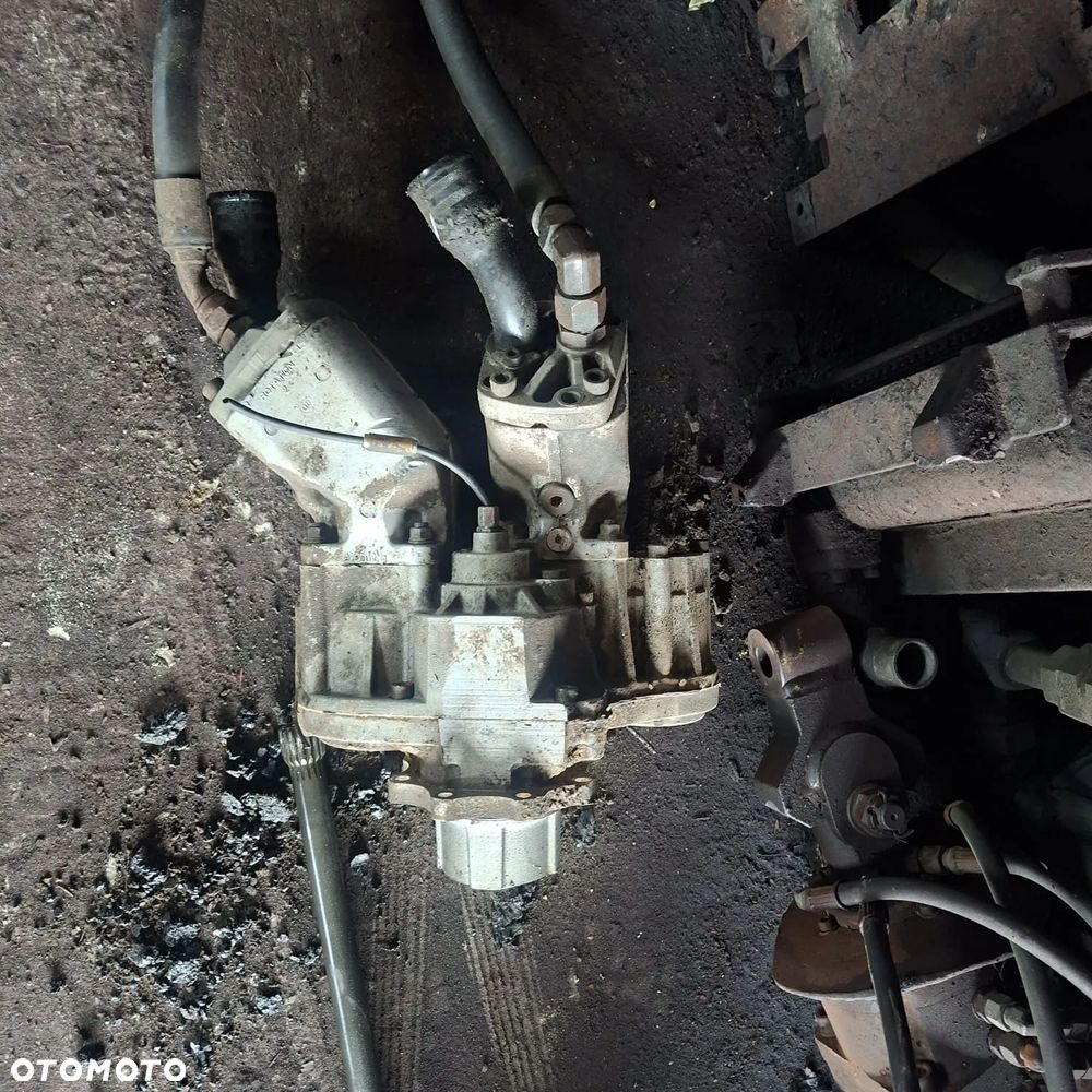 Przystawka hydrauliki Scania na 2 pompy hds, dźwig żuraw do drewna drzewa dłużycy - 3