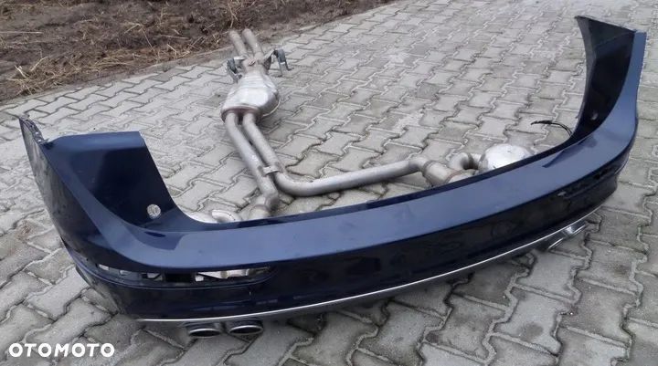 Audi Q5 SQ5 8R zderzak tył tylny wydech tłumik tłumiki aktywne - 2