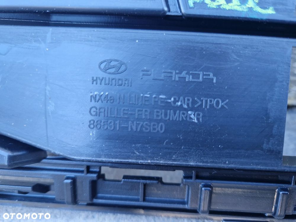 KRATKA ŚRODKOWA ZDERZAKA PRZEDNIEGO HYUNDAI TUCSON IV LIFT 2024-- N-LINE - NOWA ORYGINALNA - 3