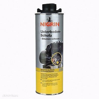 Insonorizant Solutie antifonare NIGRIN 1 litru agent bituminos, pentru pistol de vopsit; negru - 1