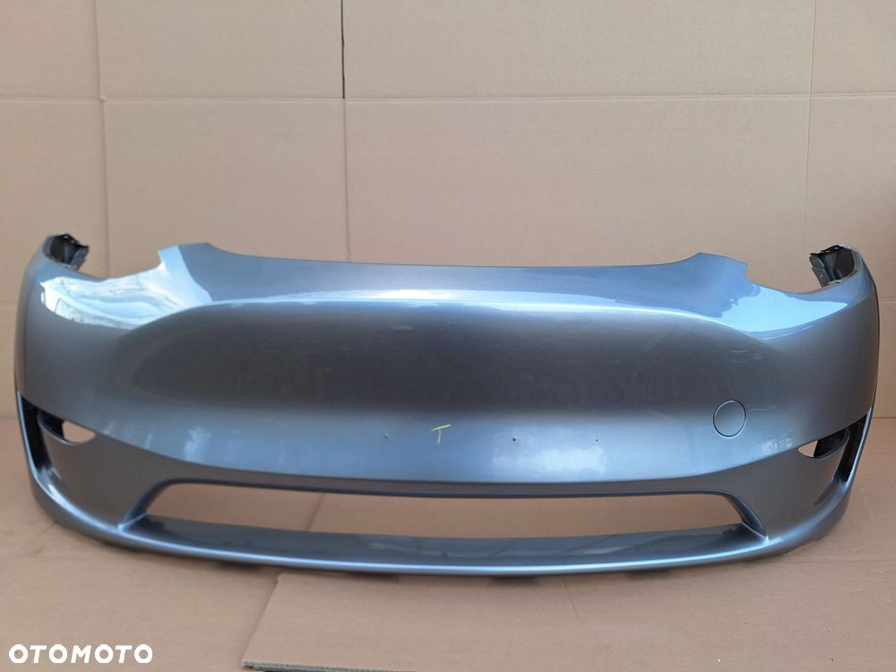 TESLA MODEL Y 20-24 ZDERZAK PRZÓD PRZEDNI KOLOR SILVER/SILBER ORYG. 1540104-06-C WYSYŁKA 24H - 1