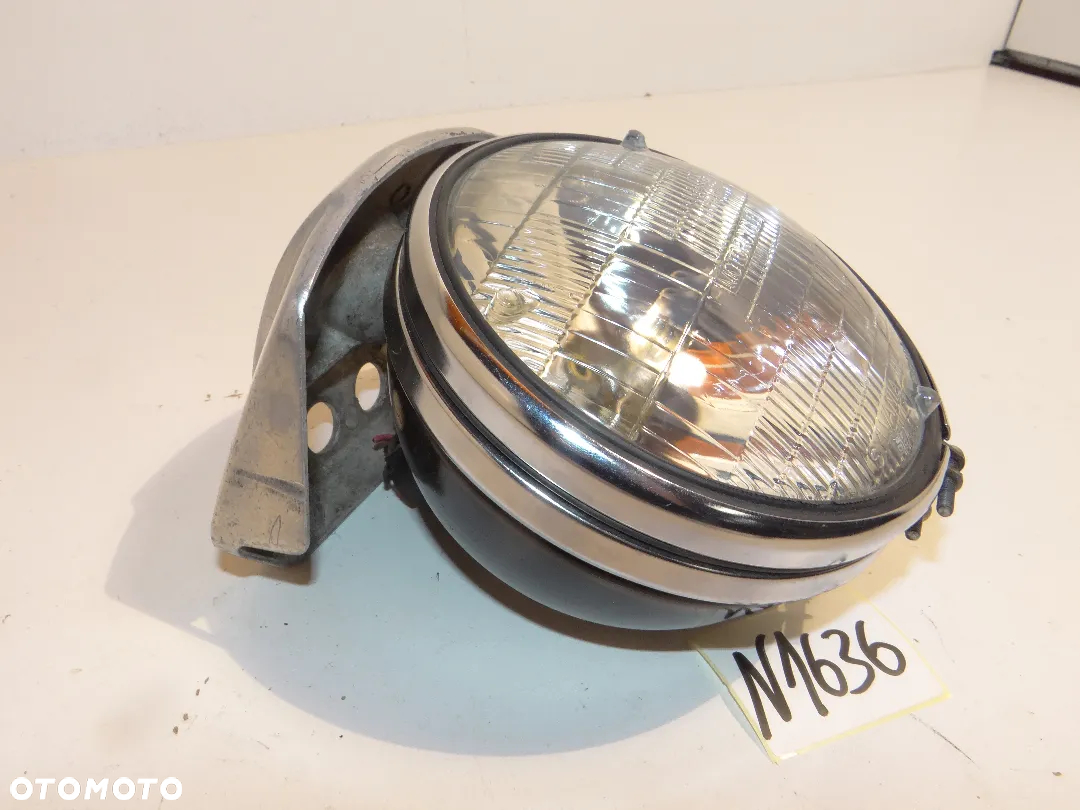 Harley Davidson Ironhead Sportster Oryginał  Lampa Reflektor przód + daszek mocowanie konsoli N1636 - 2