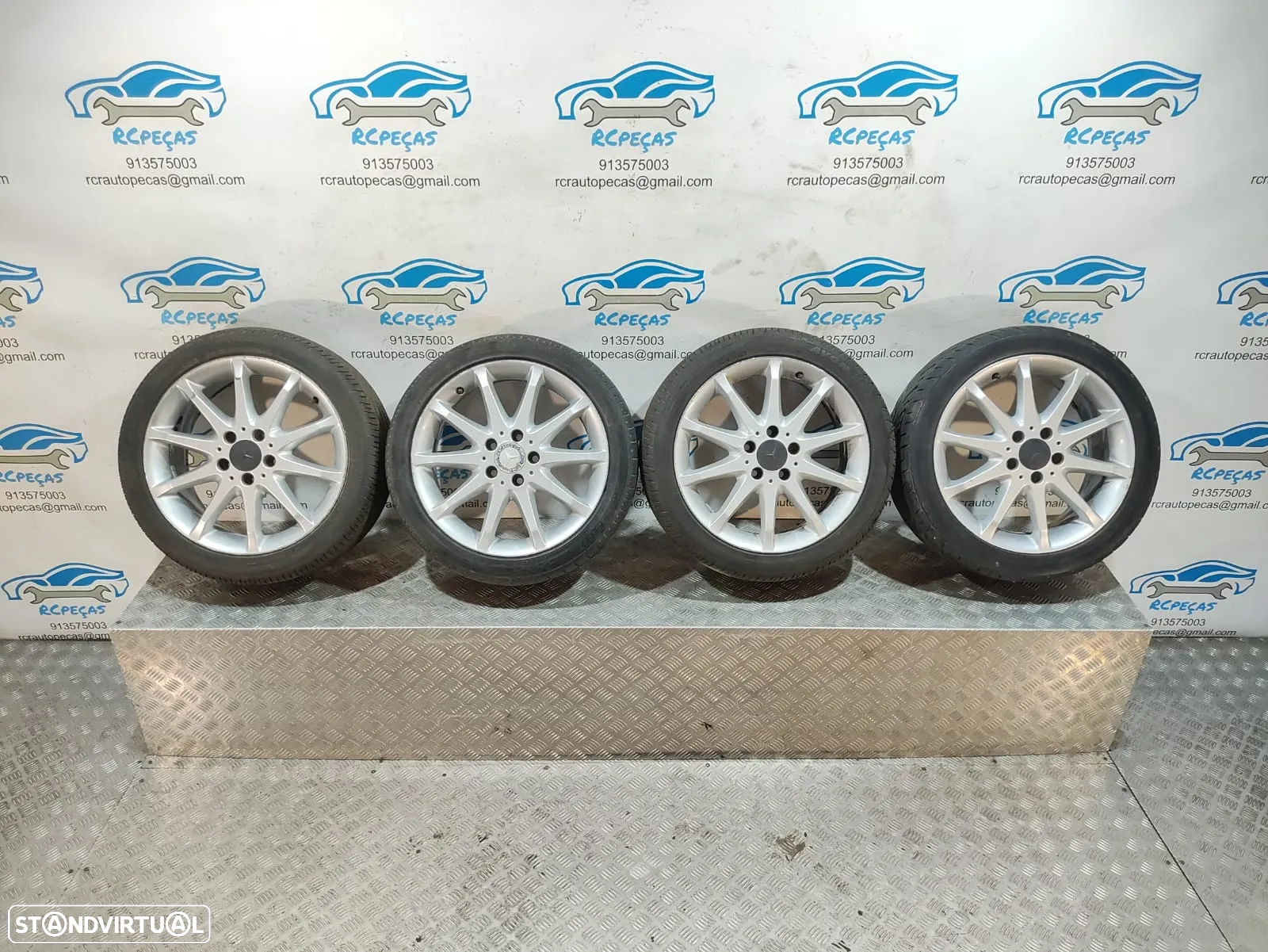 Jantes 17 originais MERCEDES BENZ CLASS A W169 7J ET49 5x112 - 12