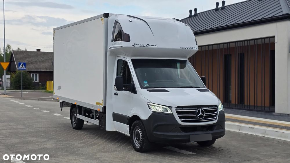 Mercedes-Benz SPRINTER 319 CDI 907 MAXI ❗️❗️ / AUTOMAT / ŁOPATKI / PODUSZKI PNEUMATYCZNE / KONTENER 10EP JEGGER / FULL OPCJA  / LEDY / XENON / WEBASTO / KONTENER MEBLOWY / RAMA / LAWETA / SALON POLSKA ❗❗ - 2