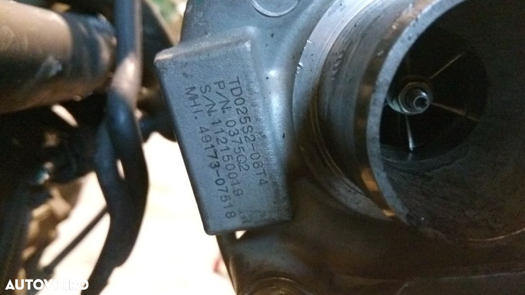 Motor 1.6 hdi 90cp 9HX turbina injectoare cutie viteze pompa inalte EGR alternator - 6