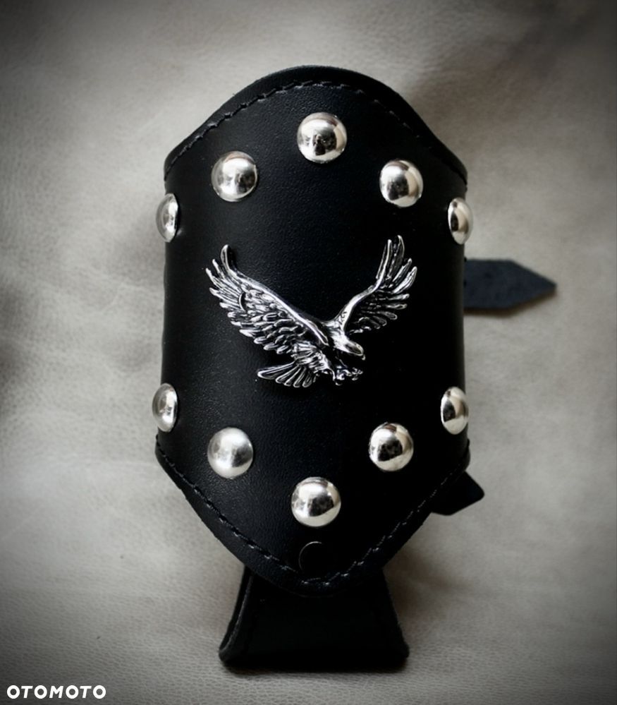 Motocyklowy skórzany uchwyt na napój kubek - 3