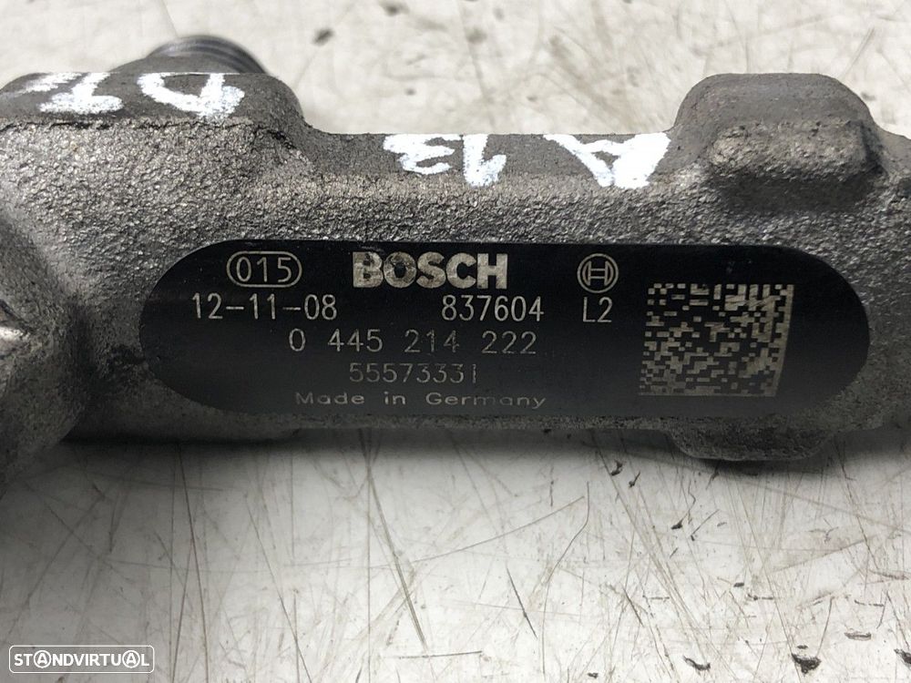 Régua de Injeção Usado OPEL CORSA D 1.3 CDTI | 06.10 -  REF. 0 445 214 222 MOTOR... - 4